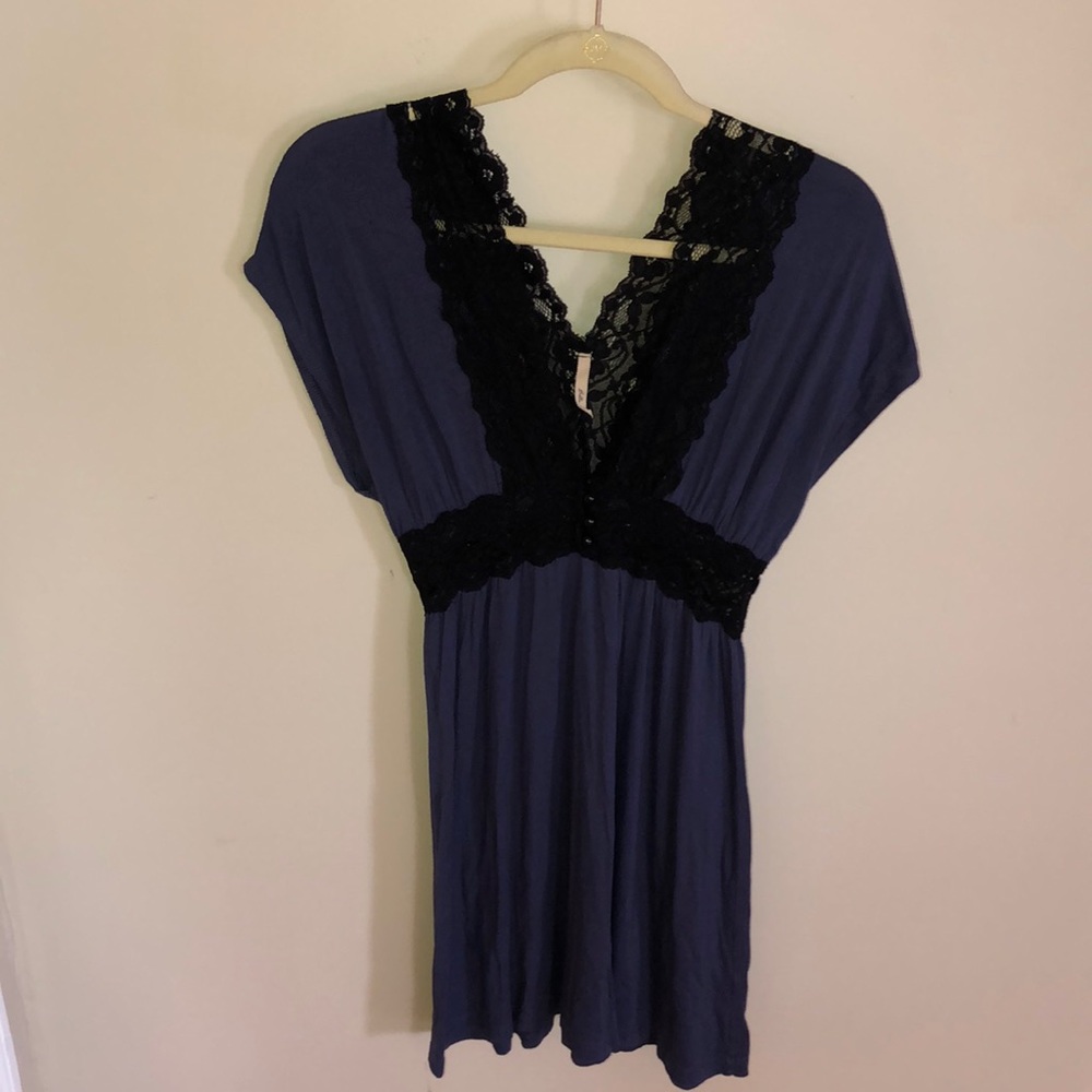 Blue Casual Dress